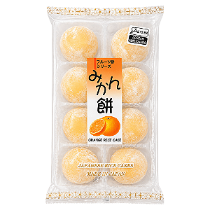 Moti (Mochi) Laranja Kubota 8 Unidades – Doce Japonês Tradicional