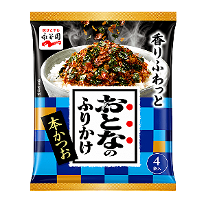Furikake Otona Nagatanien Sabor Katsuo – Tempero Japonês para Arroz 4 Sachês