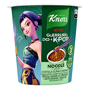 Macarrão Instantâneo Knorr Guerreiras do K-Pop Costela Suína Coreana – Picante e Pronto em 3 Minutos