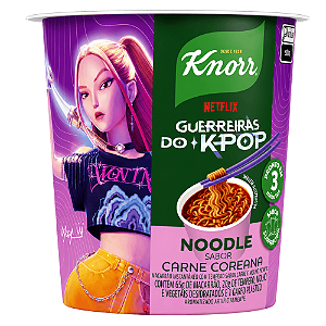 Macarrão Instantâneo Knorr Guerreiras do K-Pop Carne Coreana – Picante e Pronto em 3 Minutos