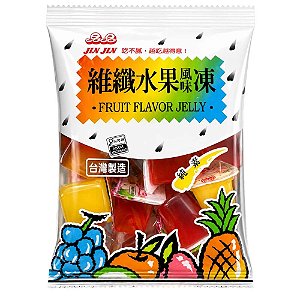 Gelatina de Frutas Sortidas com Coco Jin Jin – Sabores Variados de Taiwan