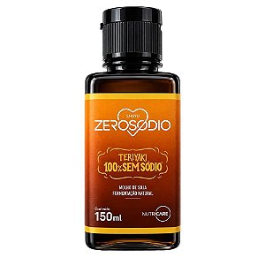 Molho Teriyaki Zero Sódio Nutricare 150ml – Fermentação Natural