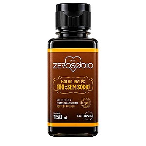 Molho Inglês Zero Sódio Nutricare 150ml – Vegano e Fermentação Natural