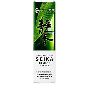 [VALIDADE 30.12.2026] Incenso Pouca Fumaça Seika Bamboo 20g Barão Kôbo