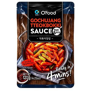 Molho para Tteokbokki com Gochujang O'Food 120g – Picante e Pronto para Usar