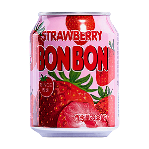 Bebida Suco de Morango com Pedaços 238ml Haitai Bonbon
