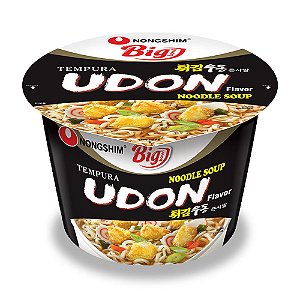 Macarrão Instantâneo em Copo Sabor Tempurá Udon Big Bowl Noodle Nongshim