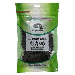 Algas Marinhas Desidratadas Cut Wakame 50g Fujiyama