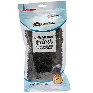 Algas Marinhas Desidratadas Cut Wakame 100g Fujiyama