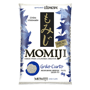Arroz Japonês Grão Curto Momiji 5kg – Qualidade Premium para Culinária Oriental