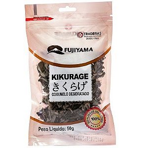 Cogumelo Desidratado Kikurage Funghi Inteiro 50g Fujiyama