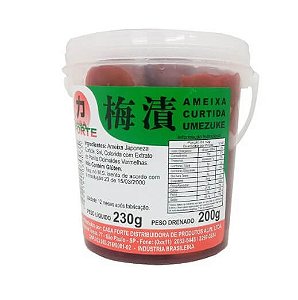 Ameixa Japonesa Umeboshi Umezuke 200g Casa Forte – Tradição Oriental no seu Prato