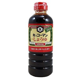 Molho de Soja Shoyu Koikuchi Kikkoman - Frasco 500ml