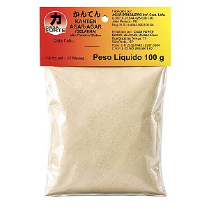 Ágar Ágar Gelatina Kanten Casa Forte 100g – Gelificante Vegetal