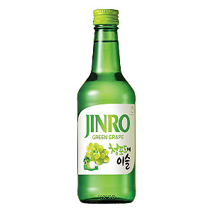 Soju Coreano Uva Verde Jinro 360ml – Frutado, Doce e Refrescante