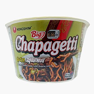 Macarrão Instantâneo em Copo Sabor Chapagetti Big Bowl Noodle Nongshim