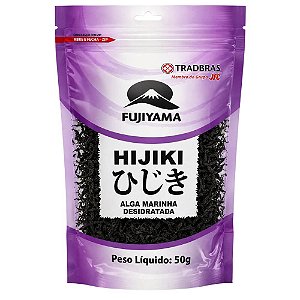 Alga Marinha Hijiki Desidratada Fujiyama 50g – Ideal para Refogados e Acompanhamentos