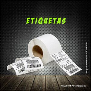 Etiquetas Adesivas em rolo