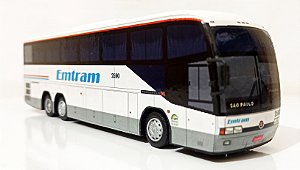 Miniatura de Ônibus da Emtram Marcopolo G5 Única e Exclusiva 1/64