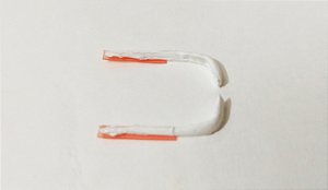 Par de Retrovisores Para Miniaturas de Onibus EduBus Marcopolo G7 e G8 Cor Branco