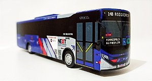 Miniatura De Ônibus da EMTU Caio Apache Vip 5 Exclusiva 1/64