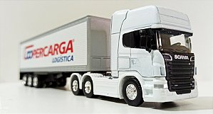 Miniatura De Caminhão Scania V8 R730 da Coopercarga Exclusiva 1/64