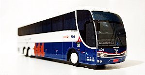 Miniatura de Ônibus da TTL Marcopolo G6 Exclusiva 1/64