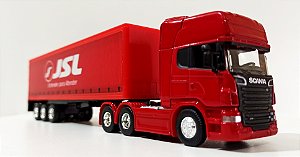 Miniatura De Caminhão Scania V8 R730 da JSL Exclusiva 1/64