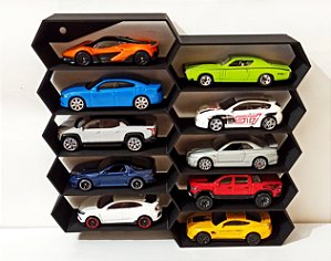 Expositor Prateleira Display para Hot Wheels, Matchbox Maisto Miniaturas escala 1/64