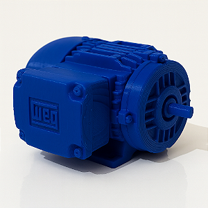 Miniatura Motor Weg Exclusiva Para Exposição Decoração Enfeite Coleção Escritório