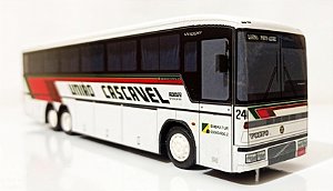 Miniatura De Ônibus da Uniao Cascavel (Eucatur) Marcopolo G4 Exclusiva 1/64