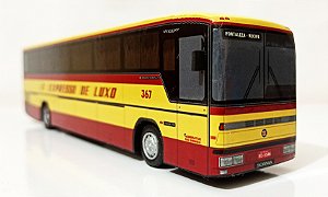 Miniatura De Ônibus da Expresso de Luxo Marcopolo G4 Exclusiva 1/64