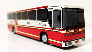 Miniatura De Ônibus da Reunidas Paulista Marcopolo G4 Exclusiva 1/64