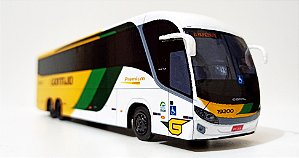 Miniatura De Ônibus Da Gontijo Comil Campione Invictus 1200 1/64 Exclusiva