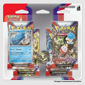 BLISTER QUADRUPLO POKÉMON DONDOZO ESCARLATE E VIOLETA 1