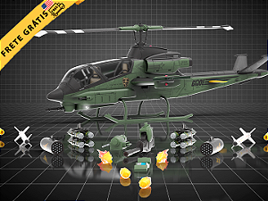 G.I. Joe Classified - Assault Copter Dragonfly (XH-1) Haslab - Hasbro (PRÉ-VENDA)