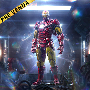 Estátua Iron Man Unleashed Deluxe - Iron Studios