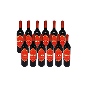 Caixa com 12 Vinhos do Frade Bordô tinto suave 750 ml