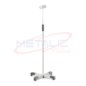 MT 384 - Luminária flexível altura regulável 4 pés pintada sem rodas