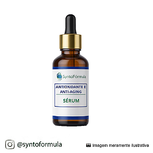 SÉRUM ANTIOXIDANTE E ANTI-AGING (Tallaspheras Vit C + Ác. Ferúlico + Vit E + Ác. Hialurônico - Serum 30 g)