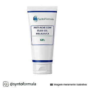Gel Anti-acne com Óleo de Melaleuca