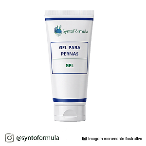 GEL PARA PERNAS (Ext. de Castanha da Índia + Ext. de Arnica + Ext. de Centella Asiática + Ext. de Ginkgo Biloba + Cânfora + Mentol - Gel)