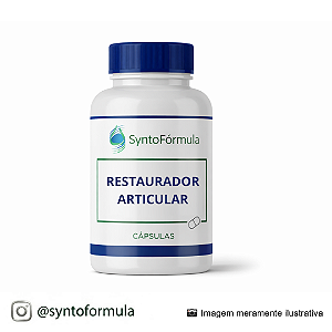 RESTAURADOR ARTICULAR (Colágeno tipo II + Ác. Hialurônico + Boswellia + Colágeno Hidrolisado + Salix Alba)