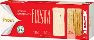 3 Pacotes de Torrada Slim Tost Fiesta Natural 110g