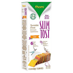 12 Pacotes de Torrada Slim Tost VEG 110g  - 5% DESCONTO
