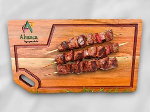 Tábua para servir churrasco e petiscos.  29 x 49 cm