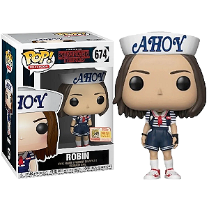 Funko Pop! Television Stranger Things Robin 674 Exclusivo 1.800 peças (Vaulted, 2018)