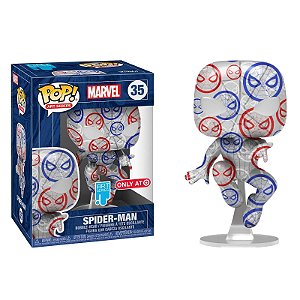 Funko Pop! Marvel Art Series Marvel Homem Aranha / Spider Man 35 Exclusivo