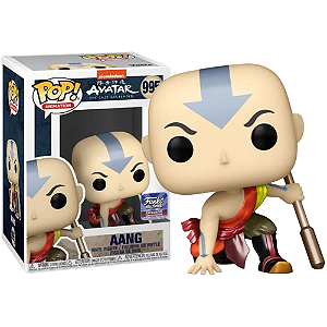 Funko Pop! Animation Avatar Aang 995 Exclusivo Metallic