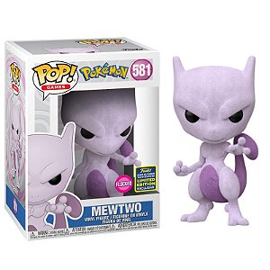 Funko Pop! Games Pokemon Mewtwo 581 Exclusivo Flocked